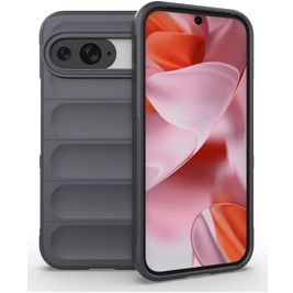 Mobigear Bumpy Coque Google Pixel 9 Pro Coque arrière en TPU Souple - Gris