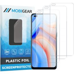 Mobigear OPPO Reno 4 5G Protection d'écran Film - Compatible coque (Lot de 3)