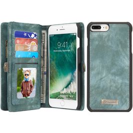 Caseme 008 Housse iPhone 8 Plus Etui avec Coque Détachable Porte-Monnaie - Vert Caseme 008 Housse iPhone 8 Plus Etui avec Coque Détachable Porte-Monnaie - Vert
