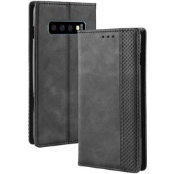 Mobigear Sensation Housse Samsung Galaxy S10 Etui Porte-Monnaie - Noir