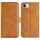 Mobigear Slim Magnet Housse iPhone 16e Etui Porte-Monnaie - Cognac