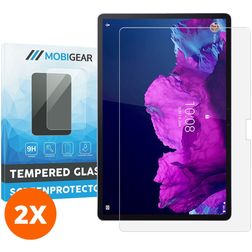 Mobigear Lenovo Tab P11 Plus Gen 1 Verre trempé Protection d'écran - Compatible Coque (Lot de 2)