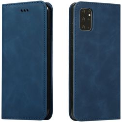 Mobigear Retro Slim Samsung Galaxy S20 Plus Étui Portefeuille - Bleu