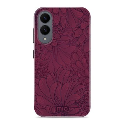 MIO Coque Samsung Galaxy S25 Edge MagSafe Coque arrière Rigide - Berry Blooms