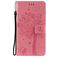 Mobigear Tree Housse Samsung Galaxy S21 Etui Porte-Monnaie - Magenta