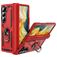 Mobigear Armor Ring Coque Samsung Galaxy Z Fold 6 Coque arrière Rigide Anti-Chocs avec Anneau-Support - Rouge
