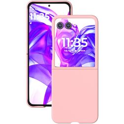 Mobigear Colors Motorola Razr 50 Ultra Plastique rigide Coque arrière - Rose