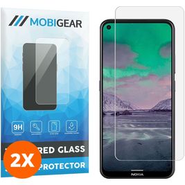 Mobigear Nokia 3.4 Verre trempé Protection d'écran - Compatible Coque (Lot de 2)