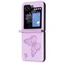 Mobigear Butterfly Coque Samsung Galaxy Z Flip 6 Coque arrière - Violet