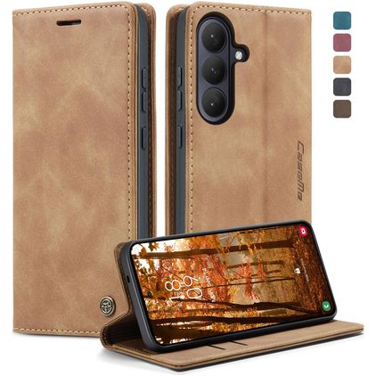CaseMe 013 Housse Samsung Galaxy S26 Plus Etui Porte-Monnaie - Marron