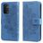 Mobigear Flowers Housse OPPO A74 5G Etui Porte-Monnaie - Bleu