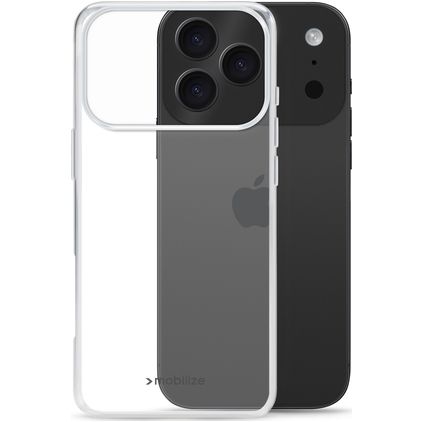 Mobilize Gelly Coque Transparente iPhone 17 Pro Max Coque arrière en TPU Souple - Transparent