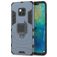 Mobigear Armor Ring Coque Huawei Mate 20 Pro Coque arrière Rigide Anti-Chocs avec Anneau-Support - Bleu Marin