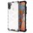Mobigear Honeycomb Coque Transparente Samsung Galaxy A11 Coque arrière Rigide Anti-Chocs - Transparent