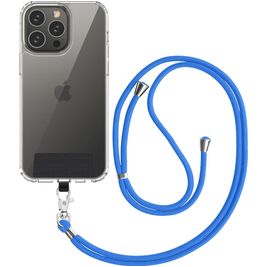 Mobigear Lanyard - Cordon de téléphone universel ajustable - Bleu