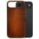 Mobilize Premium Coque iPhone Air MagSafe Coque arrière en Cuir Véritable - Burned Cognac