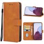Mobigear Wallet Housse OPPO Reno 7 Lite Etui Porte-Monnaie - Marron