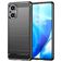 Mobigear Brushed Slim OPPO Reno 7 Lite TPU souple Coque arrière - Noir