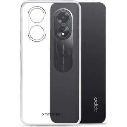Mobilize Gelly Coque Transparente OPPO A38 Coque arrière en TPU Souple - Transparent