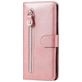 Mobigear Zipper Housse Samsung Galaxy S23 Ultra Etui Porte-Monnaie - Rose doré