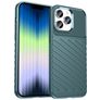 Mobigear Groove Coque iPhone 14 Plus Coque arrière en TPU Souple - Vert