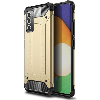 Mobigear Outdoor Coque Samsung Galaxy A82 5G Coque arrière Rigide Anti-Chocs - Or