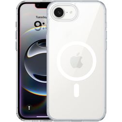 Valenta Back Cover Coque Transparente iPhone 16e MagSafe Coque arrière Rigide - Transparent