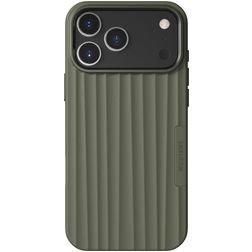 Nudient Bold iPhone 18 Pro Max MagSafe Plastique rigide Coque arrière - Olive Green