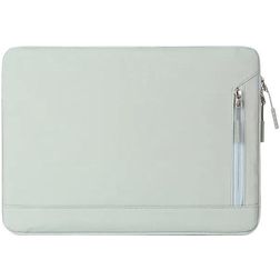 Mobigear Dual Zip Pochette Ordinateur portable 15 - 16 Pouces Housse ordinateur - Vert