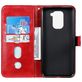 Mobigear Zipper Housse Xiaomi Redmi Note 9 Etui Porte-Monnaie - Rouge