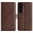Mobigear Slim Magnet Housse Samsung Galaxy S23 FE Etui Porte-Monnaie - Marron