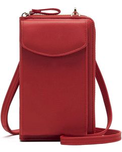 Antonio Fonzo Crossbody Sac Téléphone - Small - Cherry Red