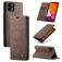 Caseme 013 Housse iPhone 11 Pro Etui Porte-Monnaie - Marron