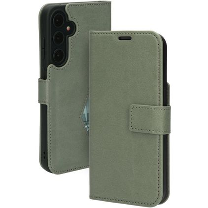 Mobiparts Classic Wallet Samsung Galaxy A35 Étui Portefeuille - Stone Green