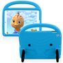 Mobigear Buddy Coque iPad 8 (2020) Coque de tablette pour enfants avec Poignée Enfants en EVA - Bleu