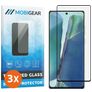 Mobigear Curved Samsung Galaxy Note 20 Verre trempé Protection d'écran - Compatible Coque - Noir (Lot de 3)