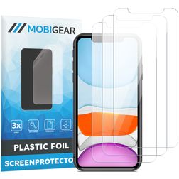 Mobigear iPhone 11 Pro Max Protection d'écran Film - Compatible coque (Lot de 3)