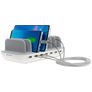 4Smarts Office Charging Station - 7 USB Station de recharge Power Delivery 60W - Blanc