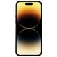 Mobiparts Coque iPhone 14 Pro Max Coque arrière en Silicone - Noir