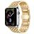 Mobigear Dragon Bracelet Acier Apple Watch Fermeture boucle déployante - 49/46/45/44 mm - Or