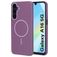 Mobiparts Slim Line Coque Samsung Galaxy A16 MagSafe Coque arrière Rigide - Imperial Purple