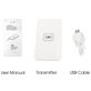 Mobigear Plateau - Chargeur Qi Wireless 5W 1A - Blanc