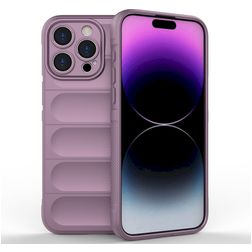 Mobigear Bumpy Coque iPhone 15 Pro Max Coque arrière en TPU Souple - Violet