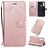 Mobigear Butterfly Housse Xiaomi Redmi Note 8T Etui Porte-Monnaie - Rose doré