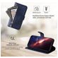 Mobigear Zipper Housse iPhone 17 Pro Etui Porte-Monnaie - Bleu