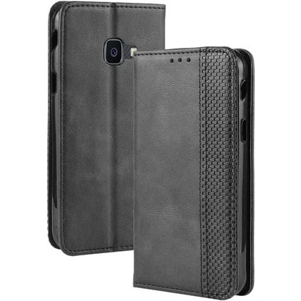 Mobigear Sensation Housse Samsung Galaxy Xcover 4s Etui Porte-Monnaie - Noir