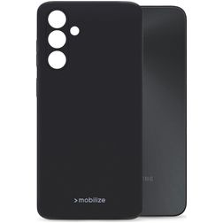 Mobilize Rubber Gelly Coque Samsung Galaxy A05s Coque arrière en TPU Souple - Matt Black