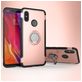 Mobigear Armor Ring Coque Xiaomi Mi 8 Coque arrière Rigide Anti-Chocs avec Anneau-Support - Rose doré