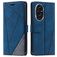 Mobigear Rhombus Housse HONOR 200 Etui Porte-Monnaie - Bleu