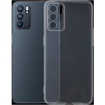 Mobigear Ultra Thin Coque Transparente OPPO Reno 6 5G Coque arrière en TPU Souple Extra-fin - Transparent